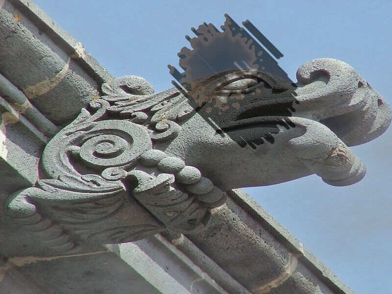 Detalle de la fachada del Palacio Salazar