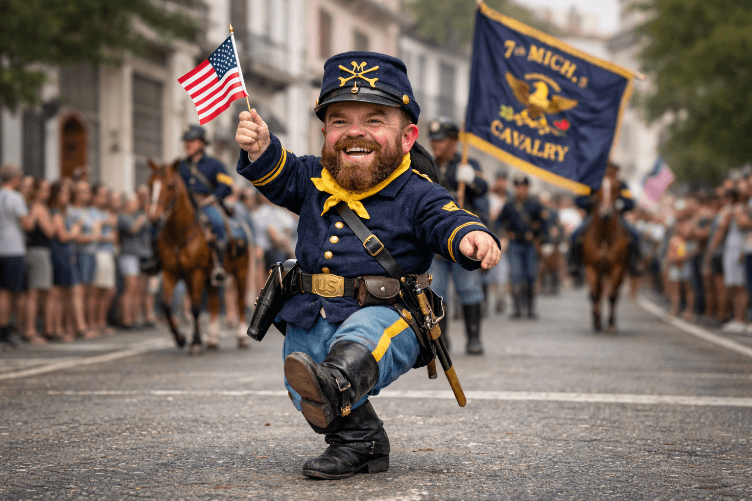 Enano danzarín del 7º de Caballería.
