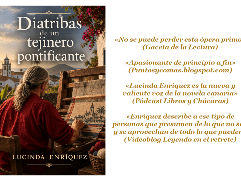 Portada de la novela y críticas de los medios especializados.